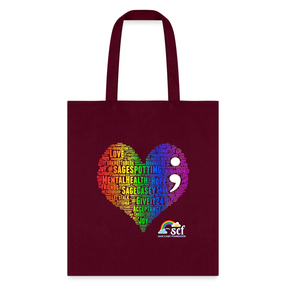 2023 Rainbow Party (HEART Logo/BeKind Logo) Cotton Tote