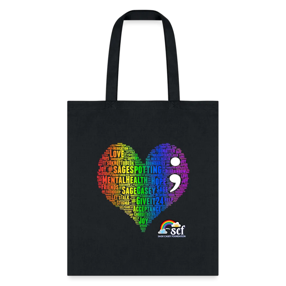 2023 Rainbow Party (HEART Logo/BeKind Logo) Cotton Tote