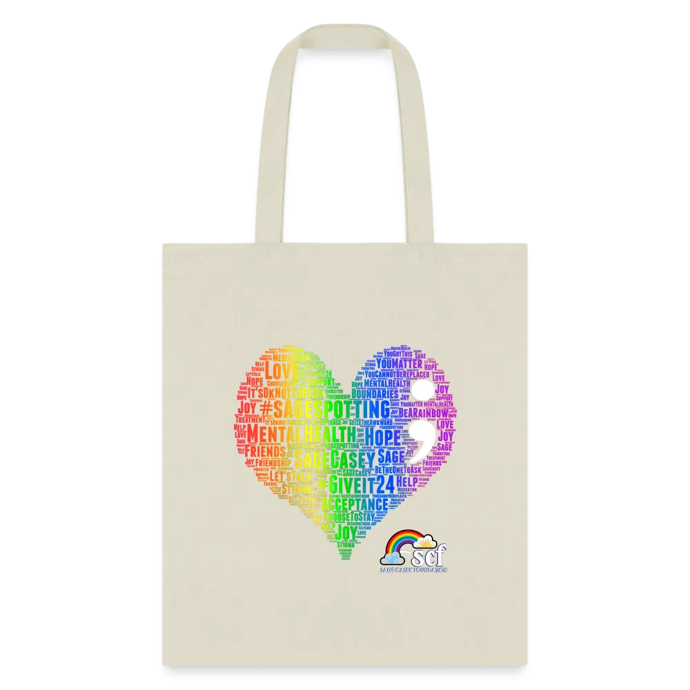 2023 Rainbow Party (HEART Logo/BeKind Logo) Cotton Tote