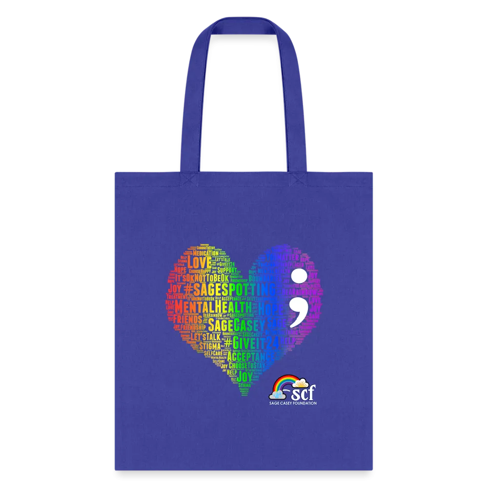 2023 Rainbow Party (HEART Logo/BeKind Logo) Cotton Tote