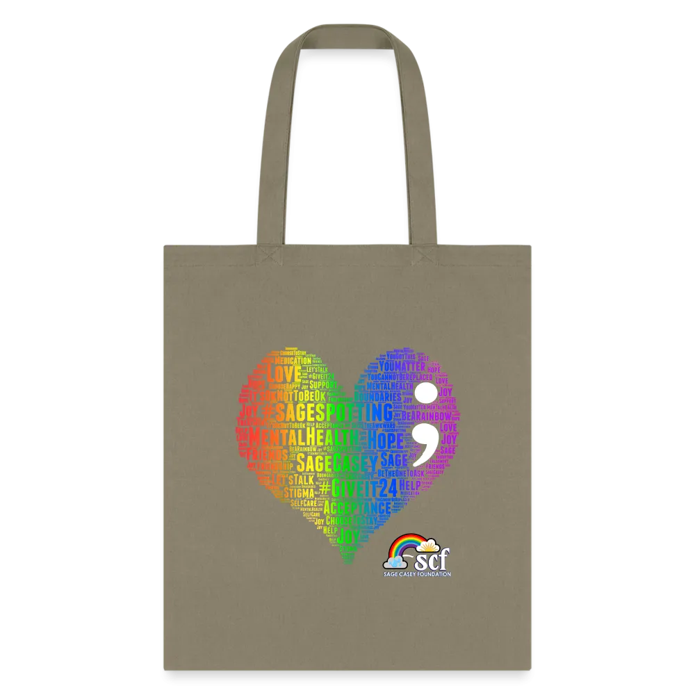 2023 Rainbow Party (HEART Logo/BeKind Logo) Cotton Tote