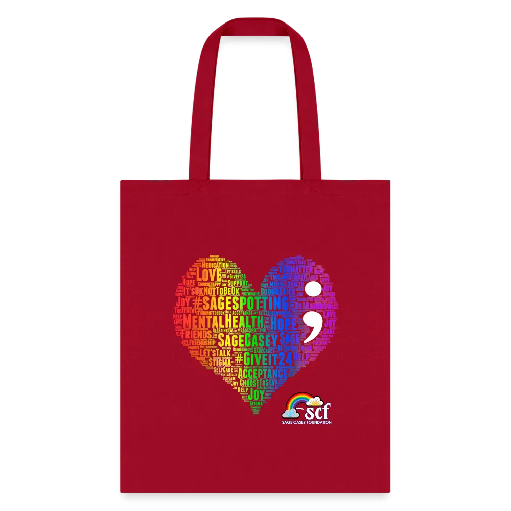 2023 Rainbow Party (HEART Logo/BeKind Logo) Cotton Tote