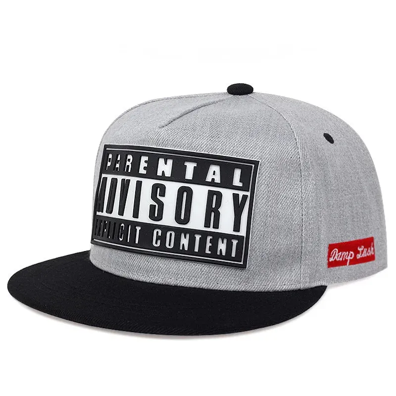 ADVISORY Cap Men Women Adjustable Hip Hop Baseball Cap