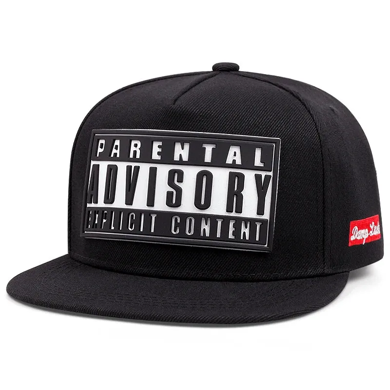 ADVISORY Cap Men Women Adjustable Hip Hop Baseball Cap