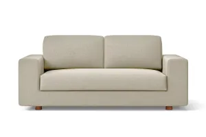 Arezzo 2 Seater Sofa Cream Linen Fabric