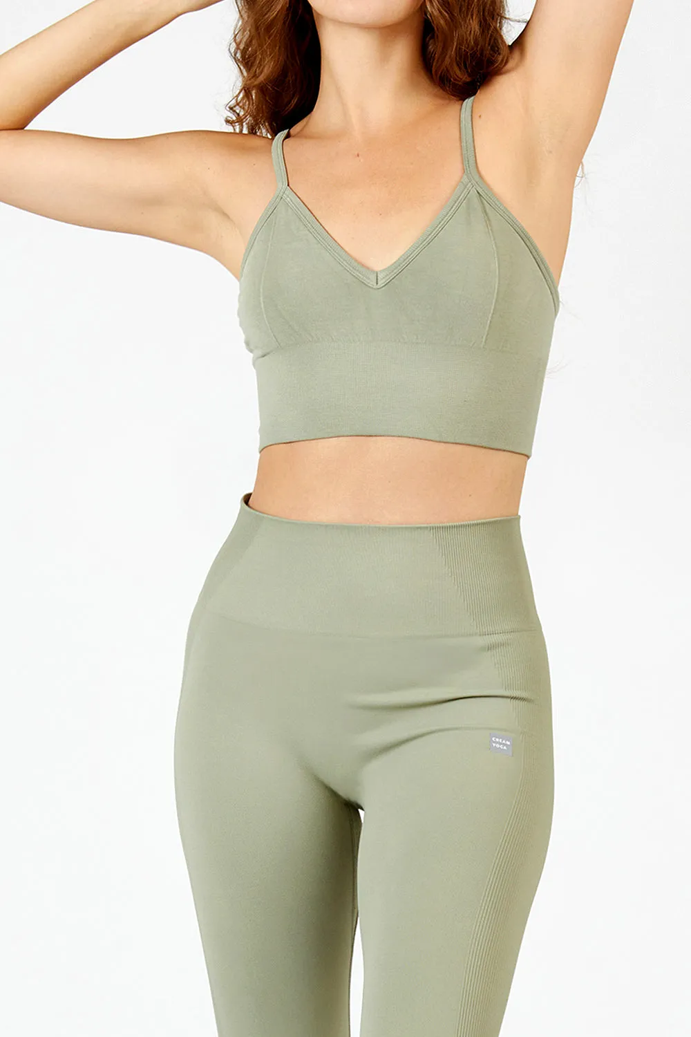 Ava bralette faded olive