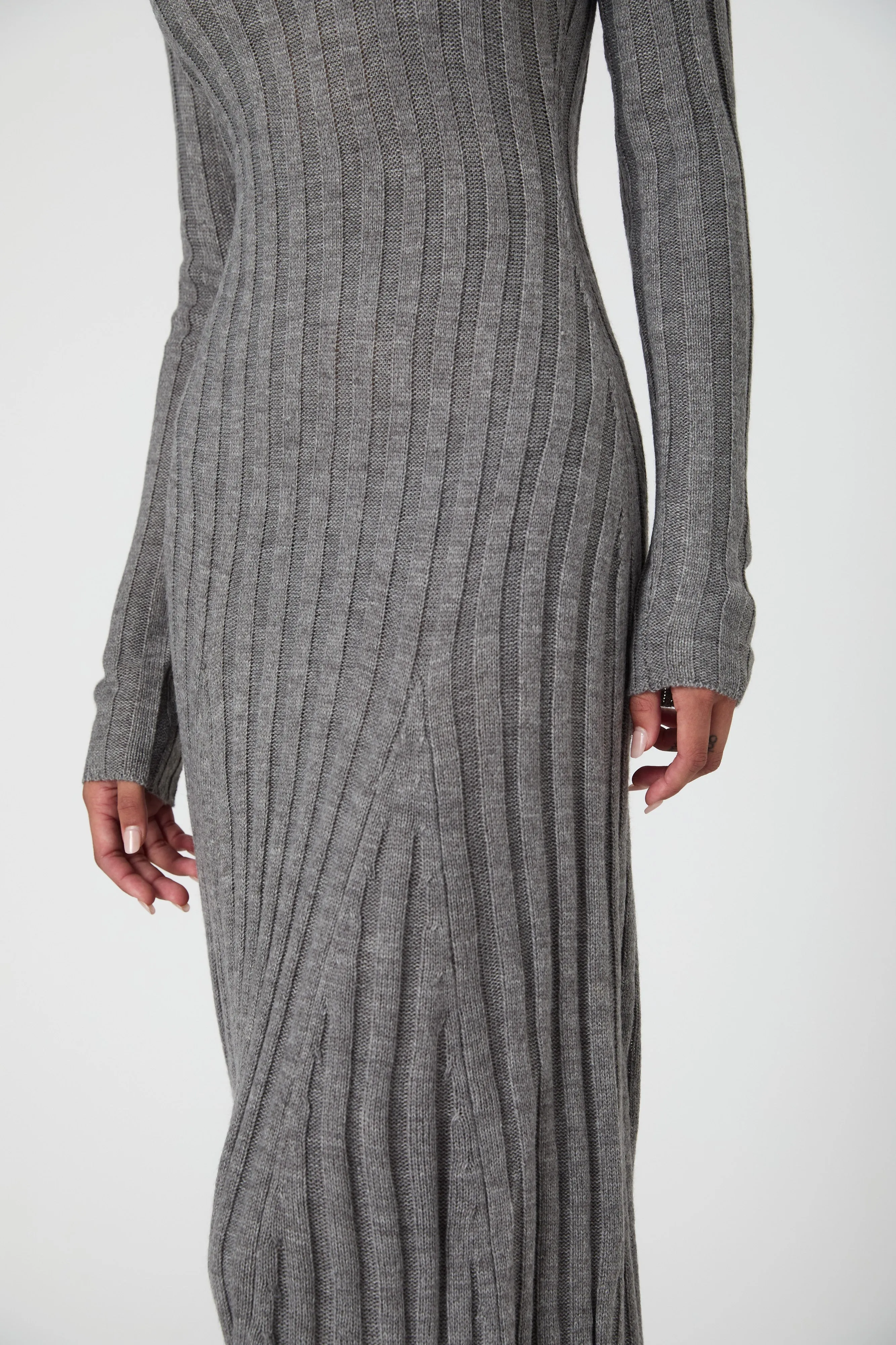 Babysoft Long Sleeve Midi Dress