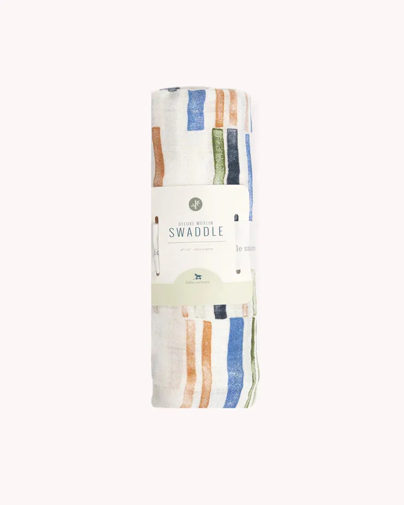 Bamboo Swaddle, Weston Stripe