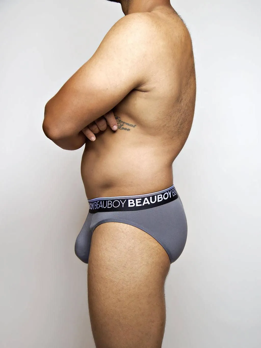 Beauboy Logo Classic Brief Gray