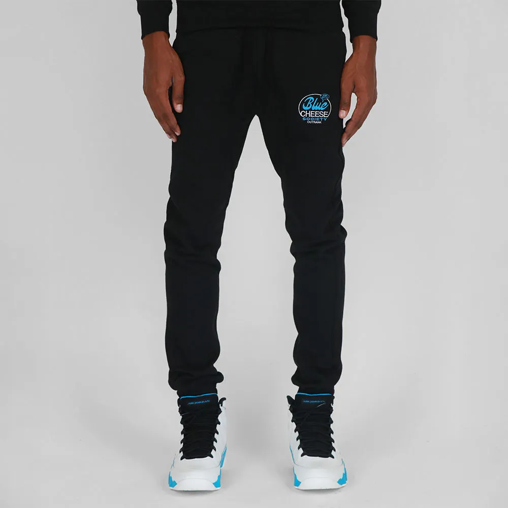 Blue Cheese Society Embroidered Joggers