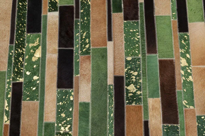 Brick Green Leather Carpet