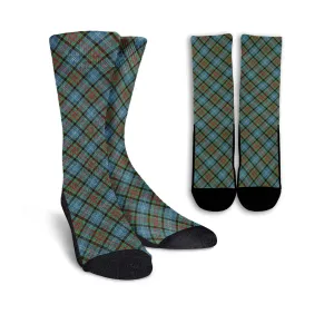 Brisbane Tartan Crew Socks Cross Tartan Style