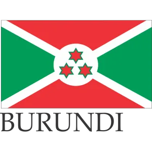 Burundi Embroidered Flag Badge