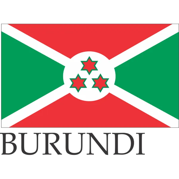 Burundi Embroidered Flag Badge