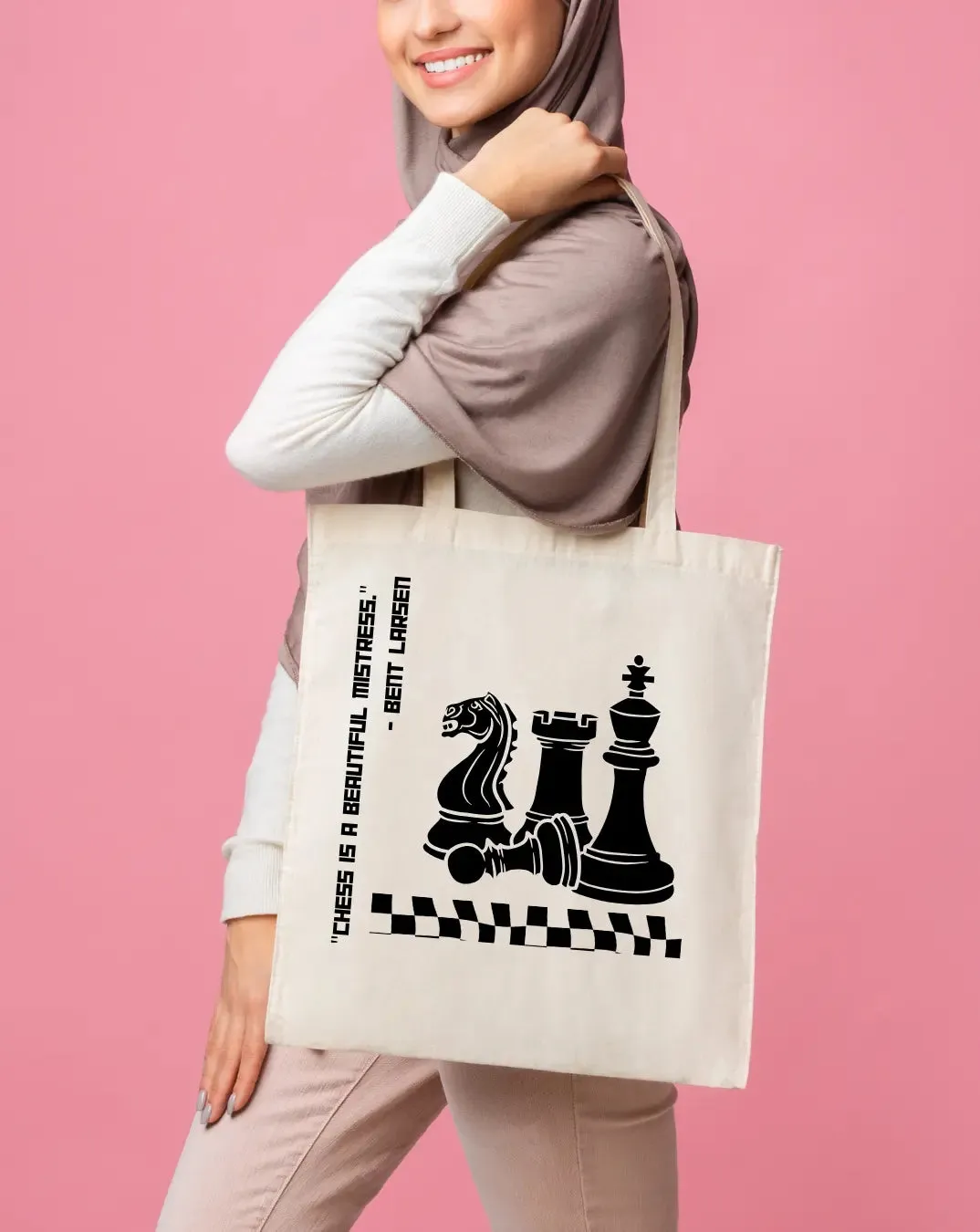 Chess Daily Thaila -  Canvas Reusable Bags