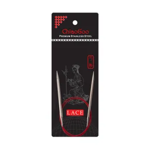 ChiaoGoo RED Lace Circular Needles - US 10.5 (6.5mm)- 24"