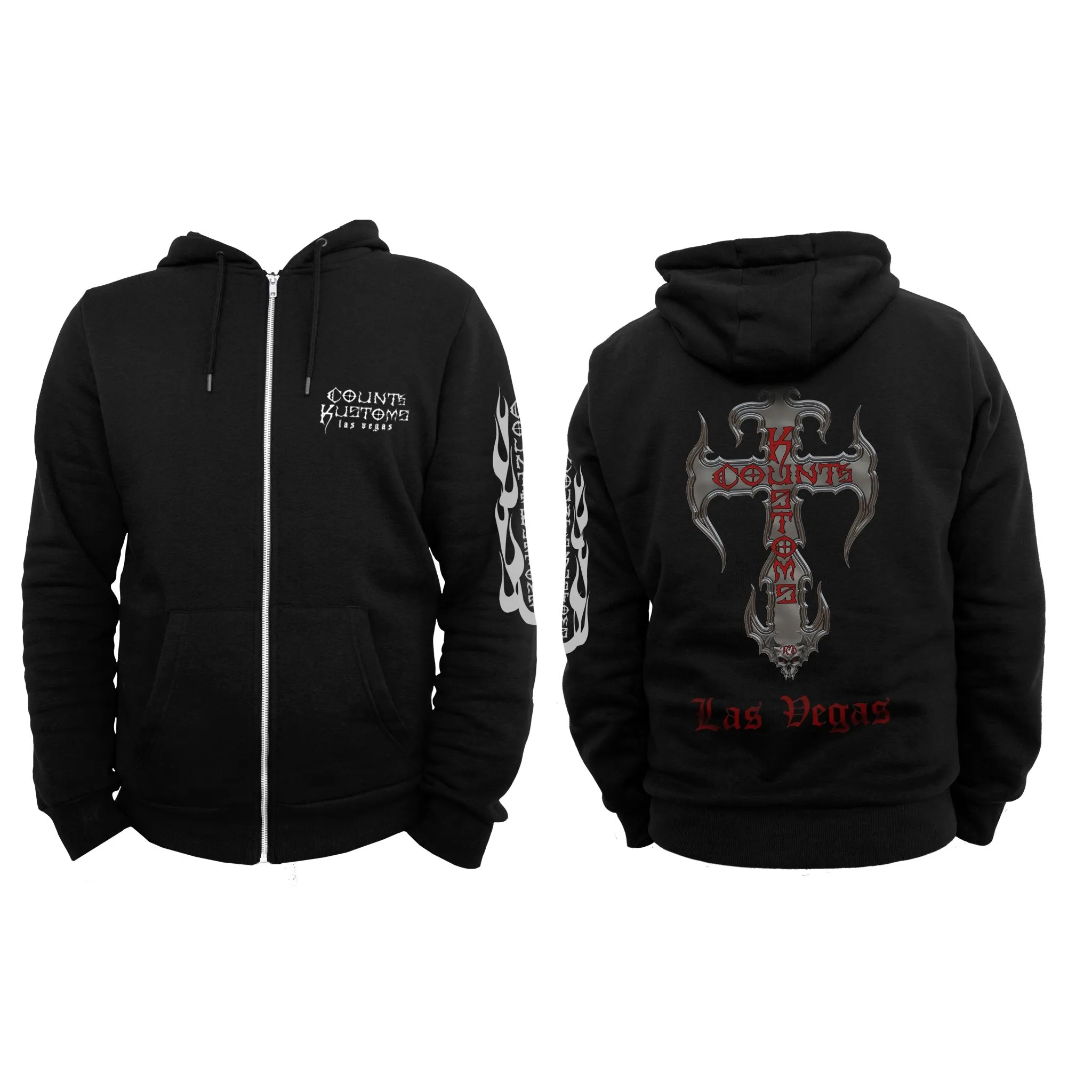 Count's Kustoms 1-ARM Bandit Zip Hoodie Sweatshirt Unisex