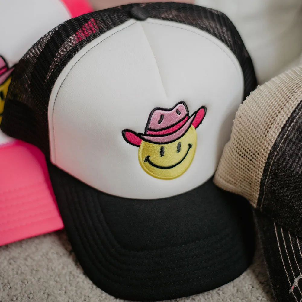 Cowboy Happy Face Wholesale Foam Hat