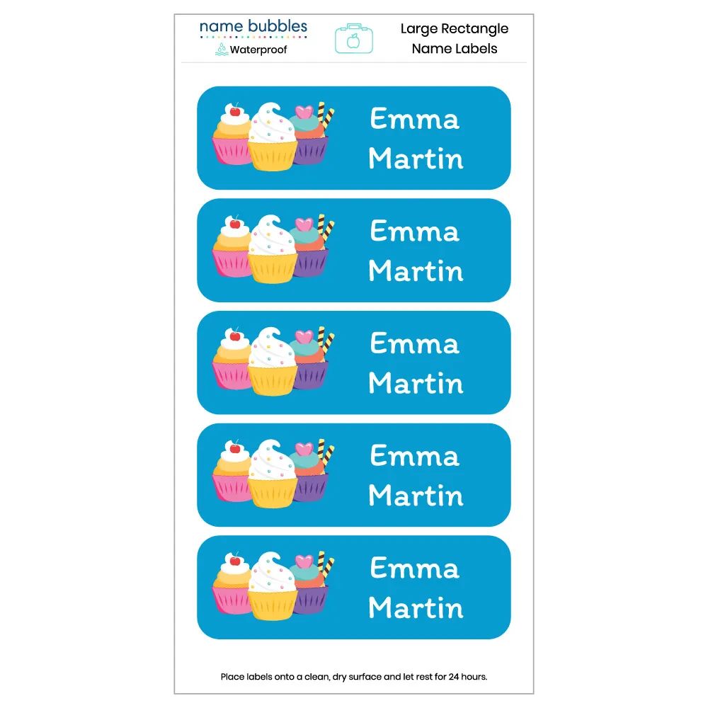 Custom Large Rectangle Name Labels