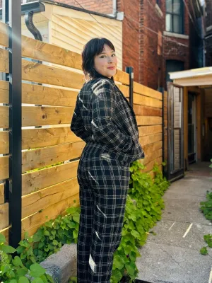 Dagg & Stacey Heuston Pant (Black Plaid)