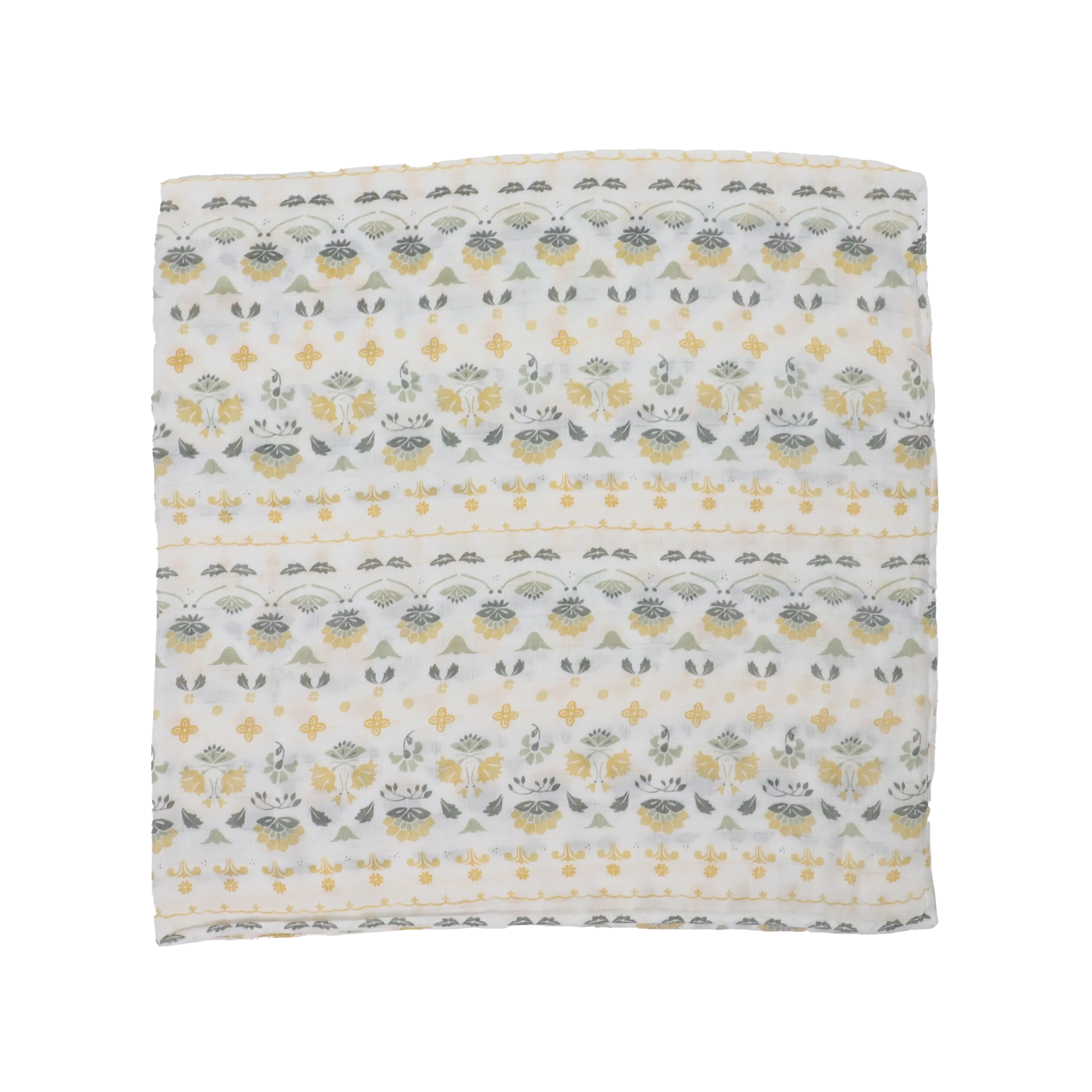 Deluxe Muslin Swaddle Blanket - Heirloom Floral