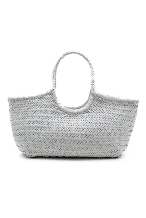 Dragon Diffusion Nantucket Large Woven Leather Tote