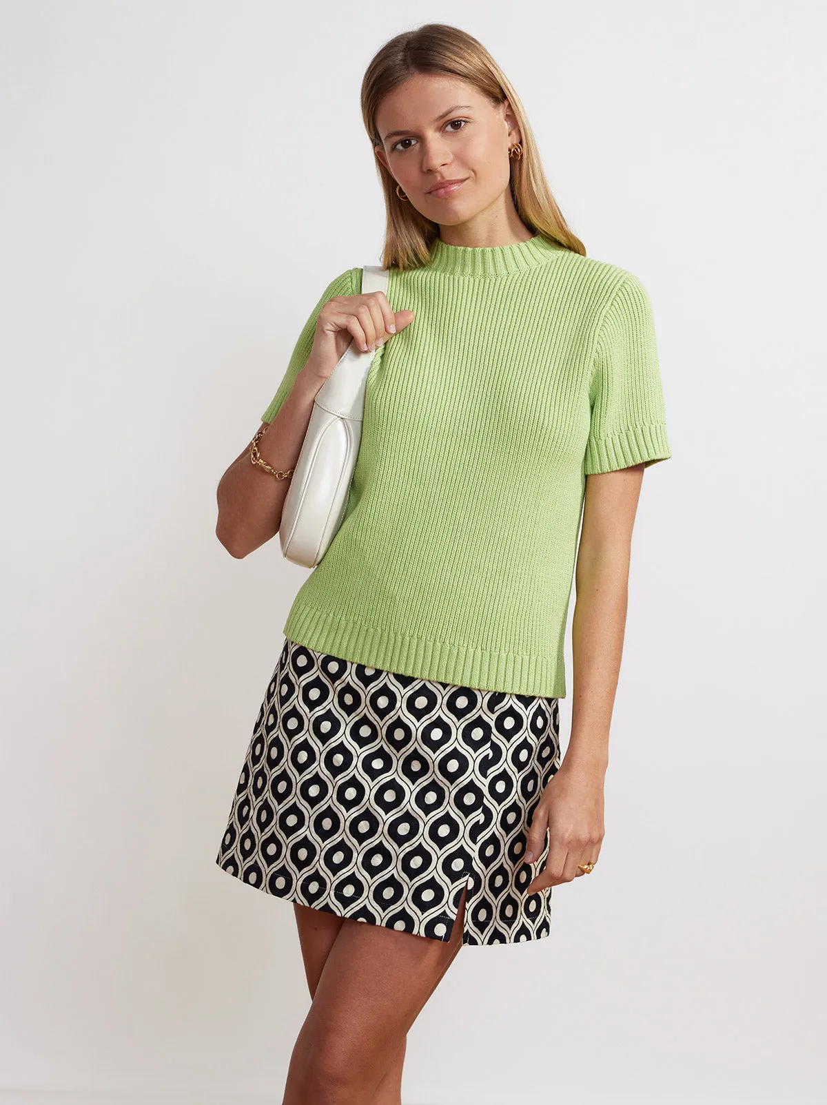 Eden Green Knit Top