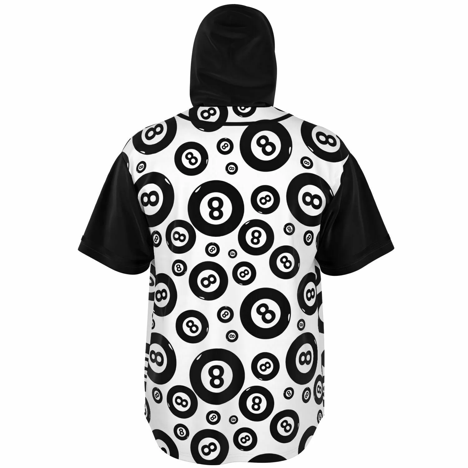 Eight Ball Hooded Baseball Jersey