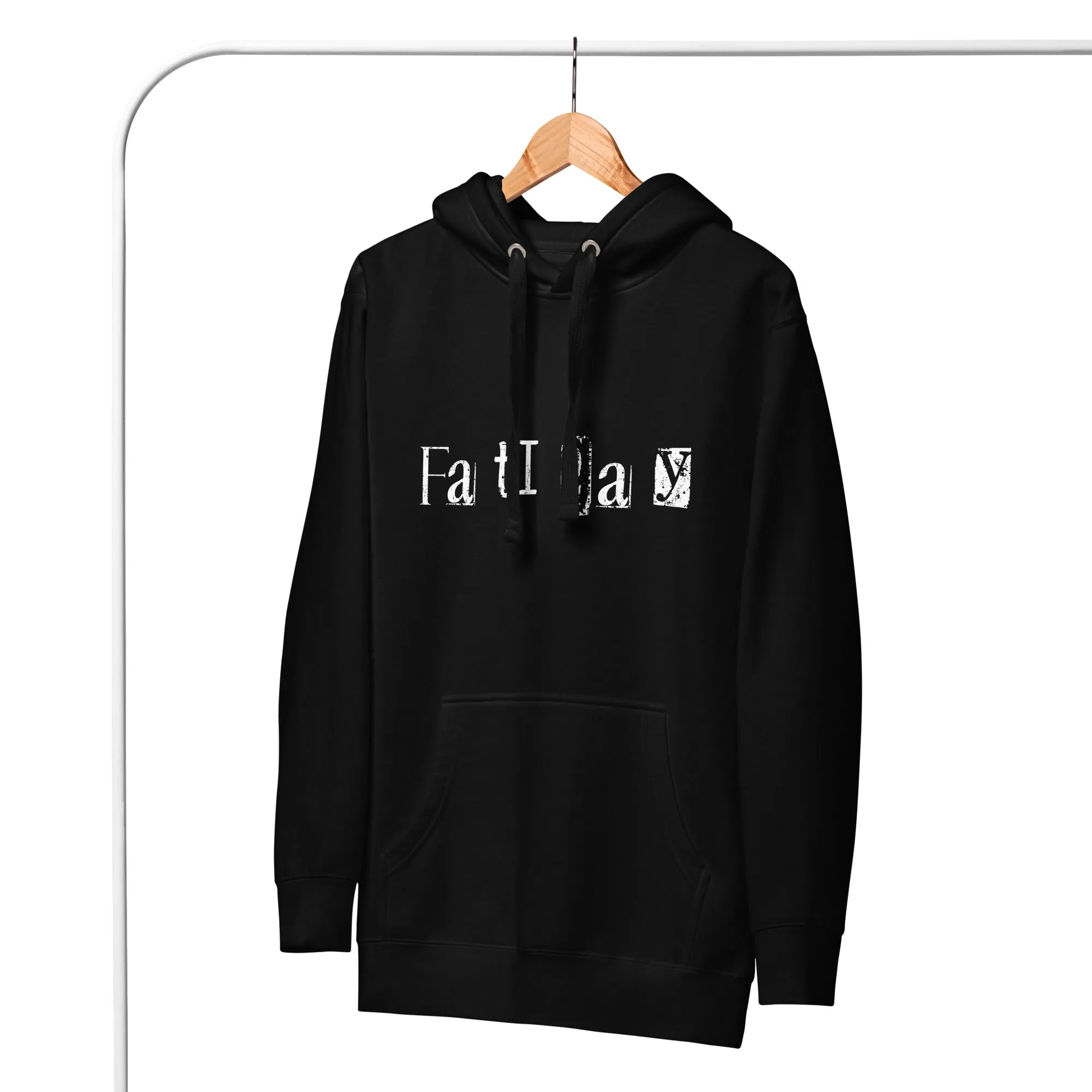 Fatigay Distressed Black | Hoodie