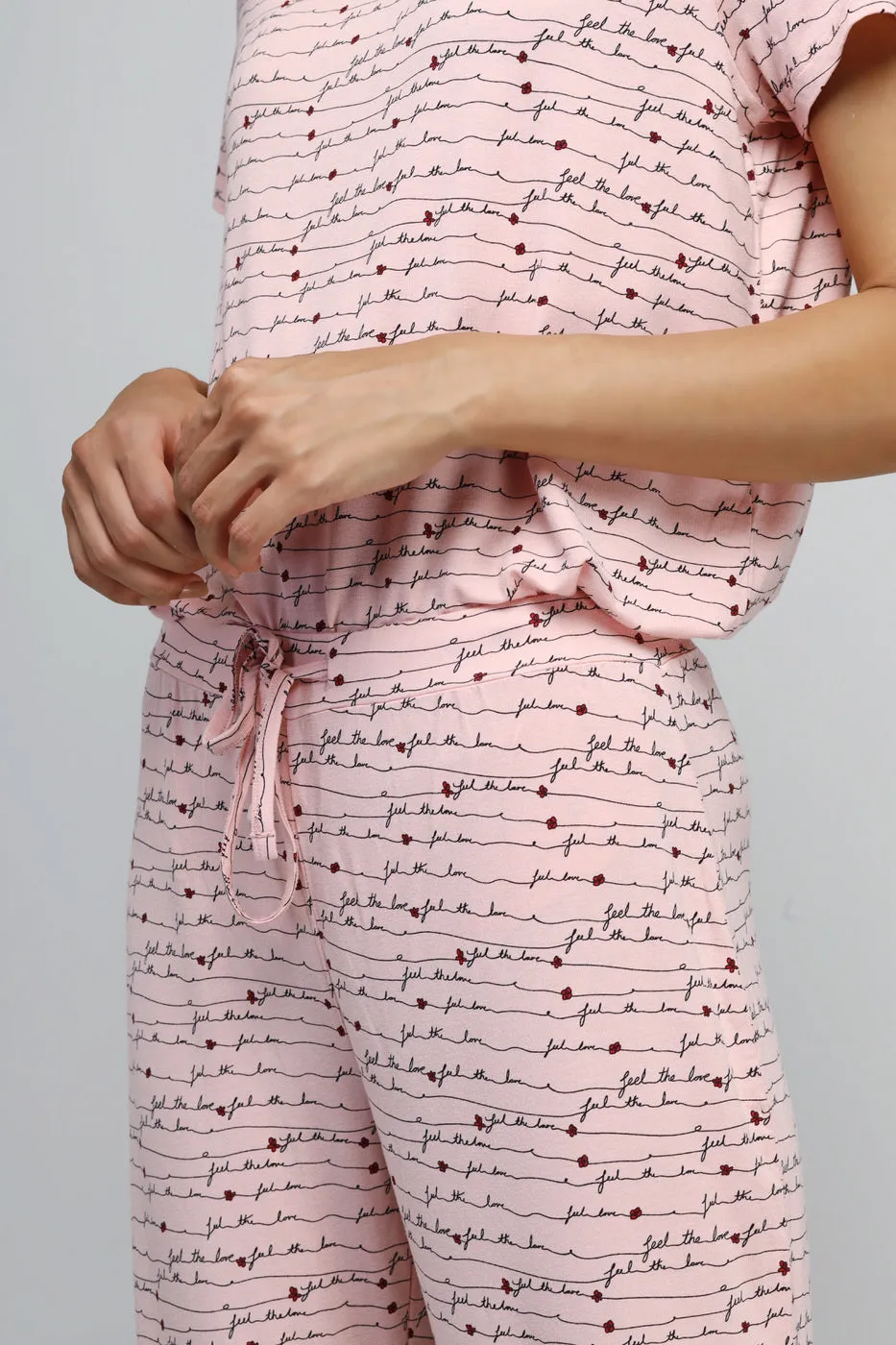 Feel The Love Cuff Pajamas Set