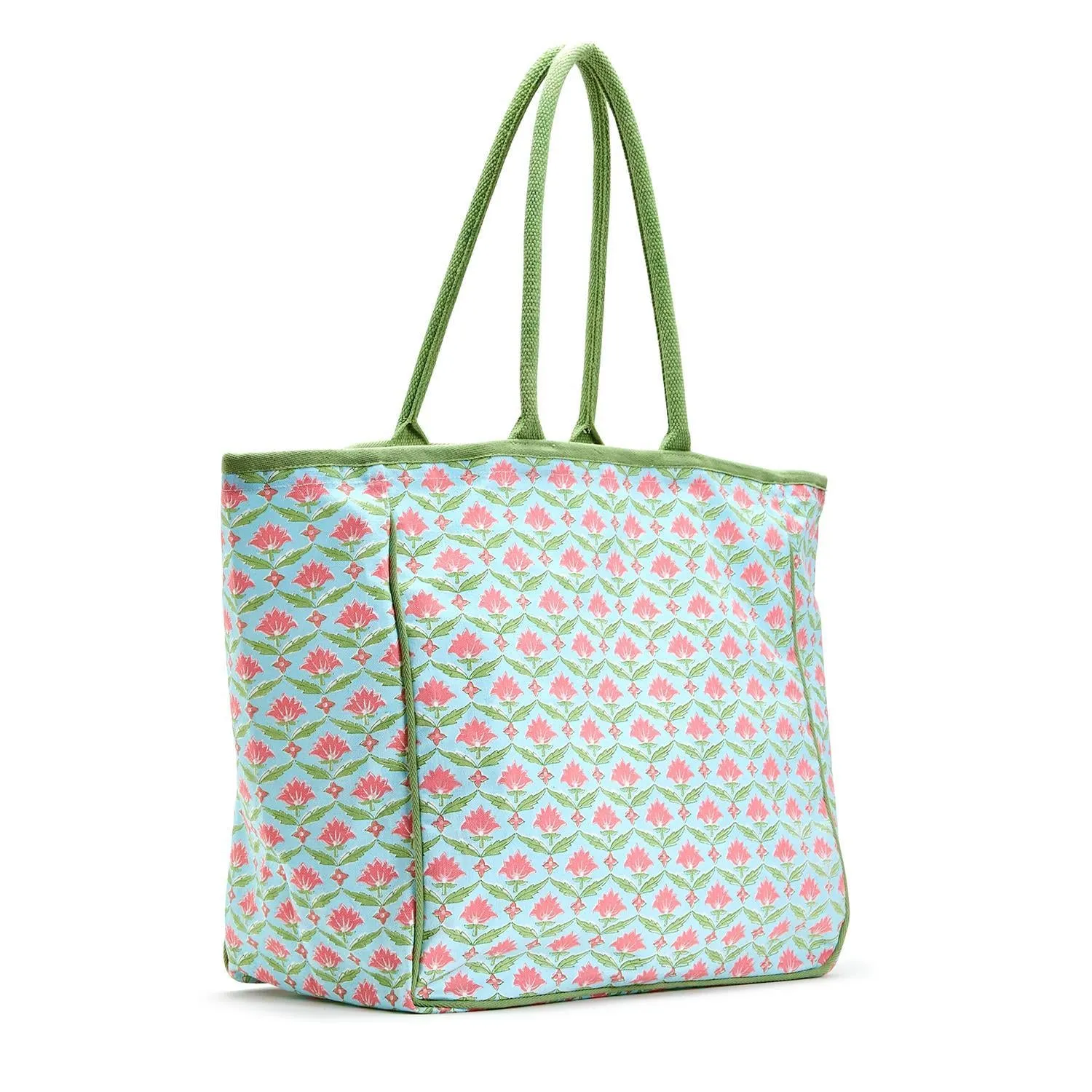 Floral Print Tote Bag