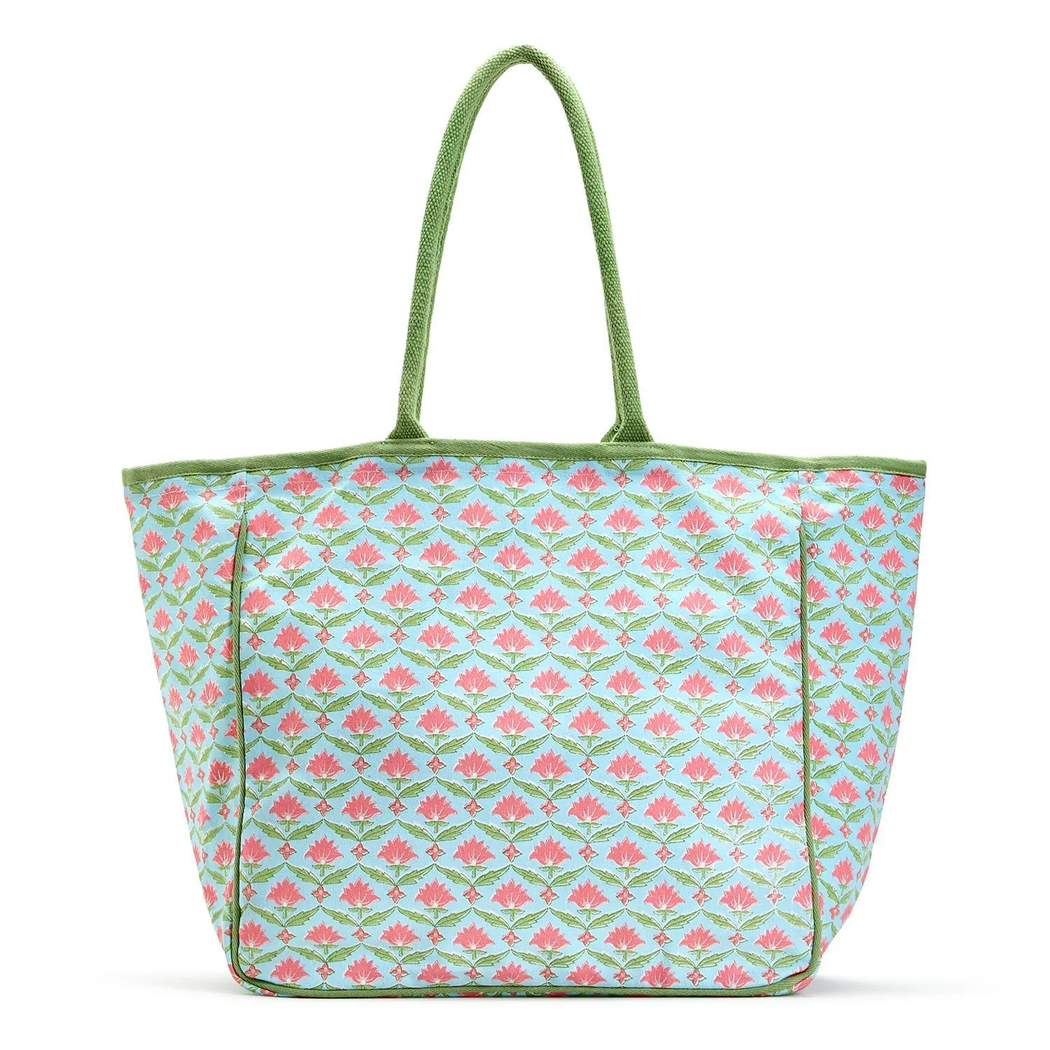 Floral Print Tote Bag