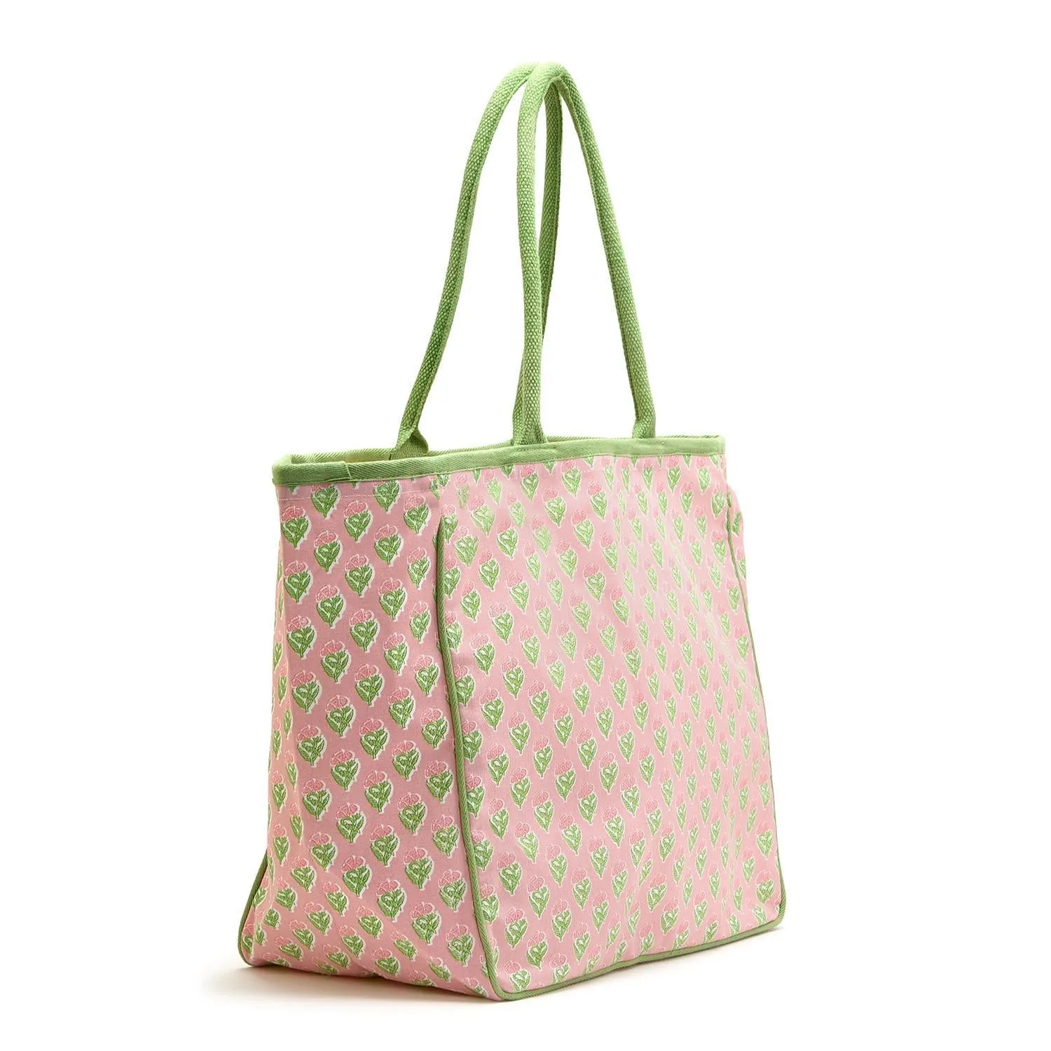 Floral Print Tote Bag