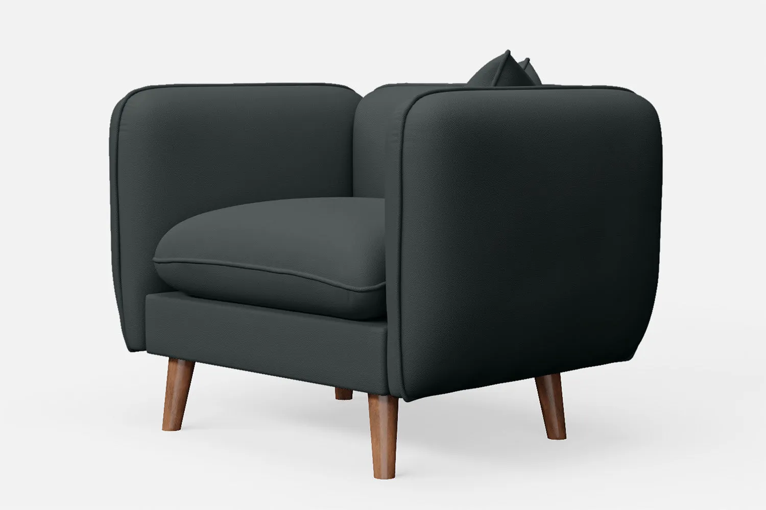 Florence Armchair Slate Leather