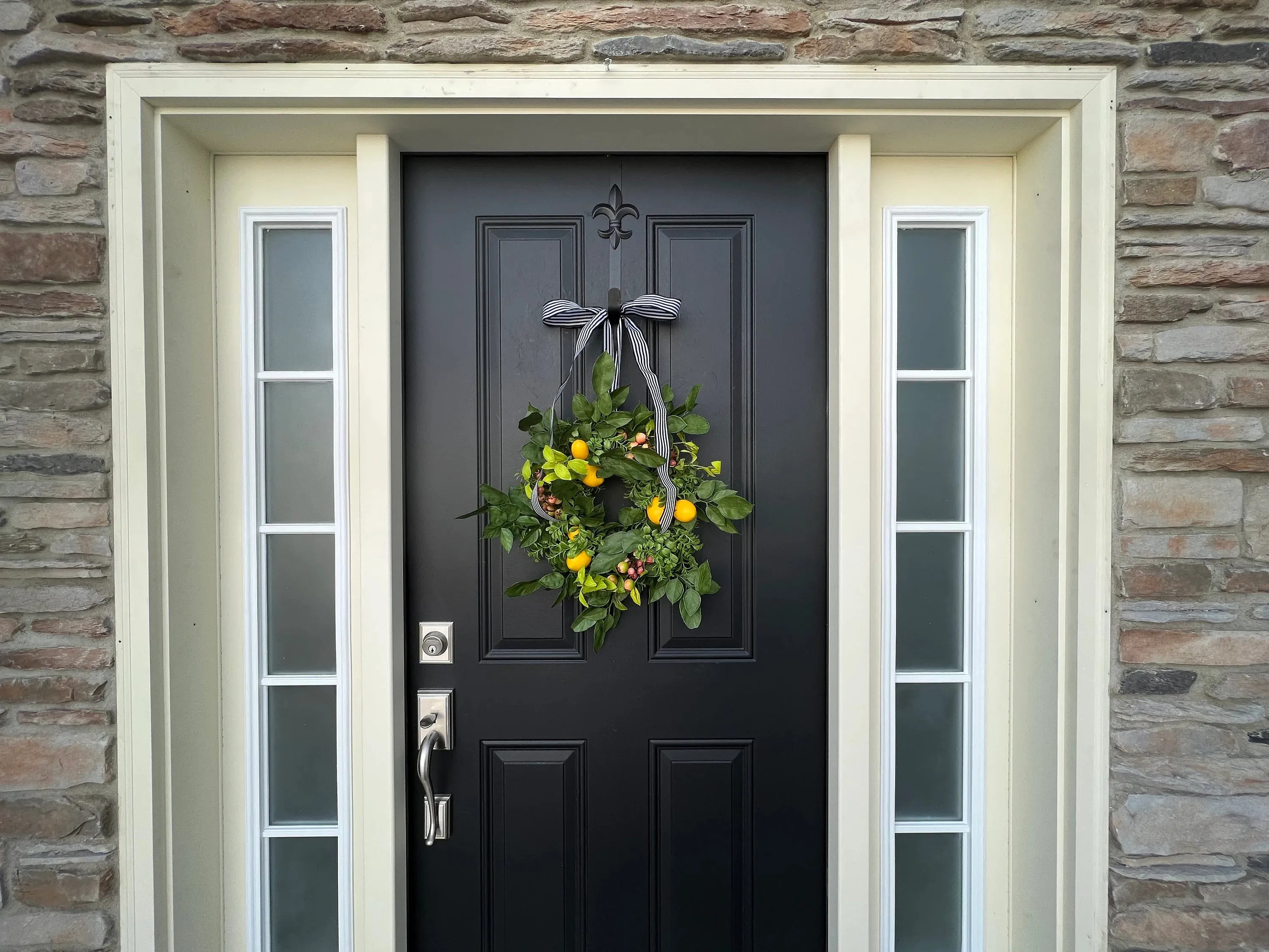 Fresh Farmhouse Lemon and Crabapple Wreath