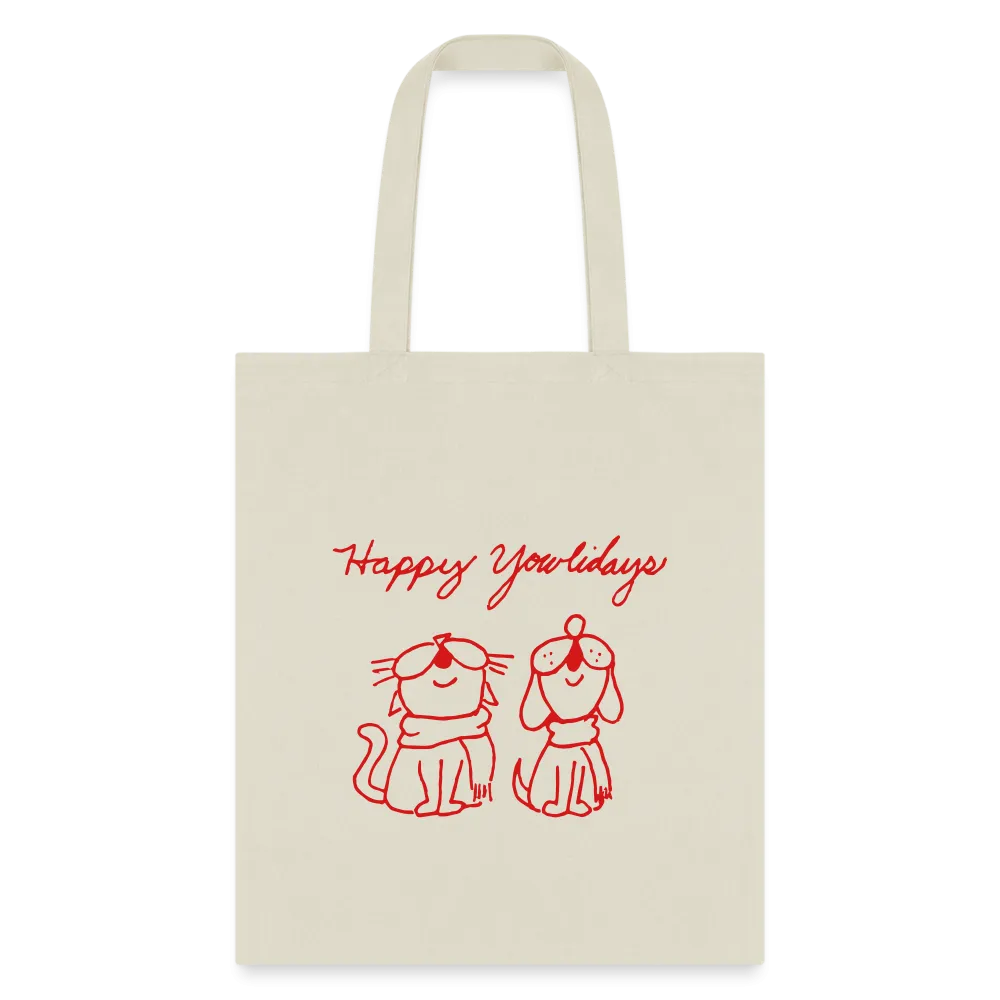 Happy Yowlidays Tote Bag