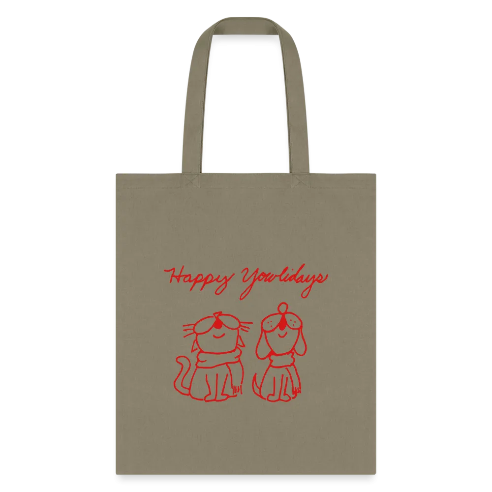 Happy Yowlidays Tote Bag