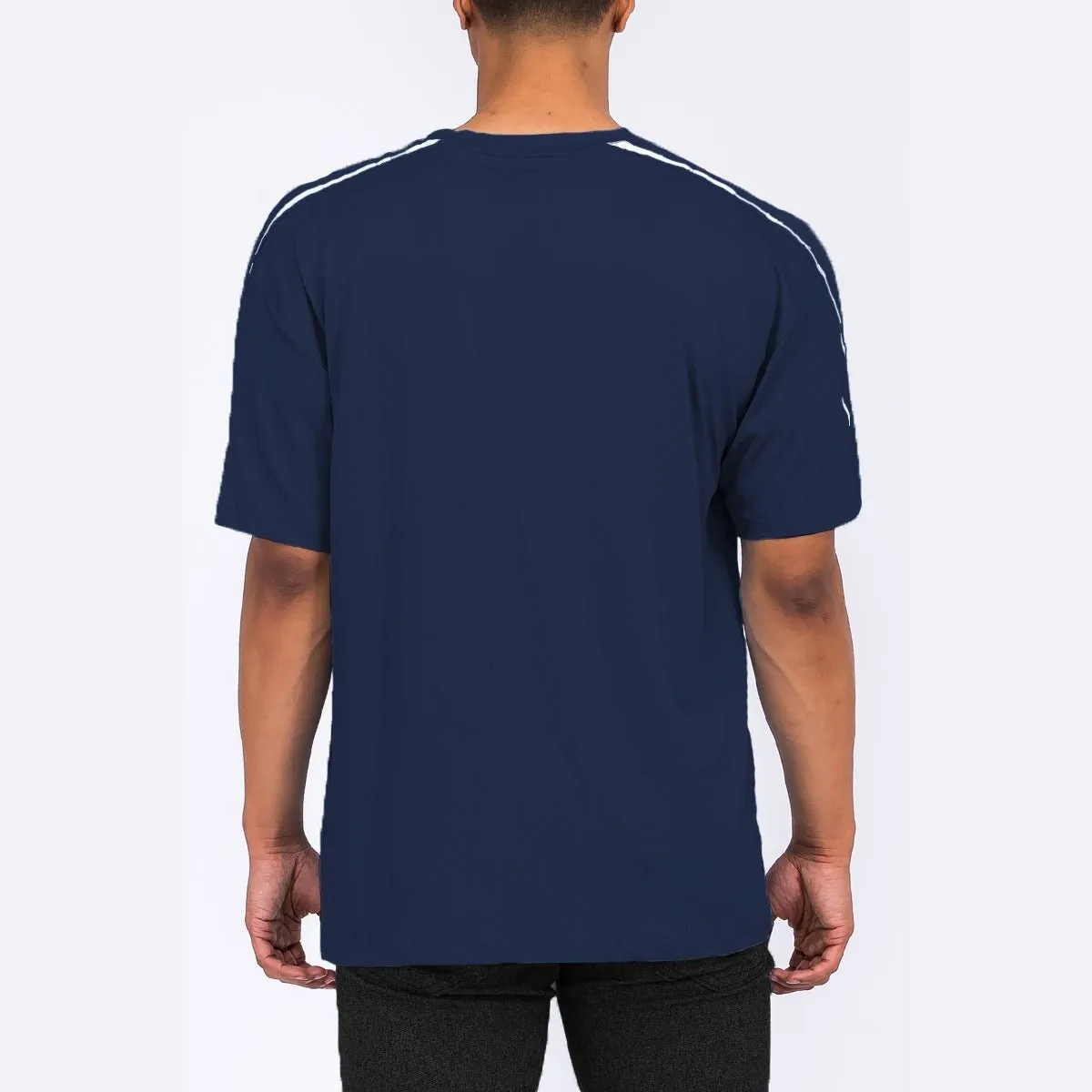 Jordan Navy Solid Tape T-Shirt