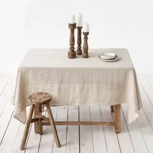 Linen Tablecloth in Natural