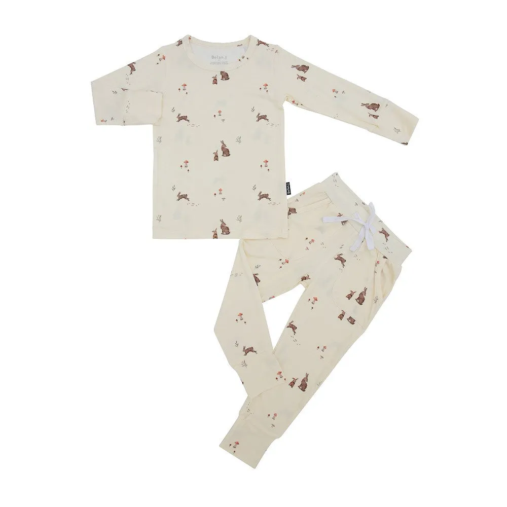 Long Sleeve PJ Set - Bunnies