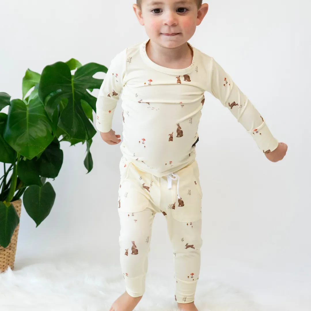 Long Sleeve PJ Set - Bunnies