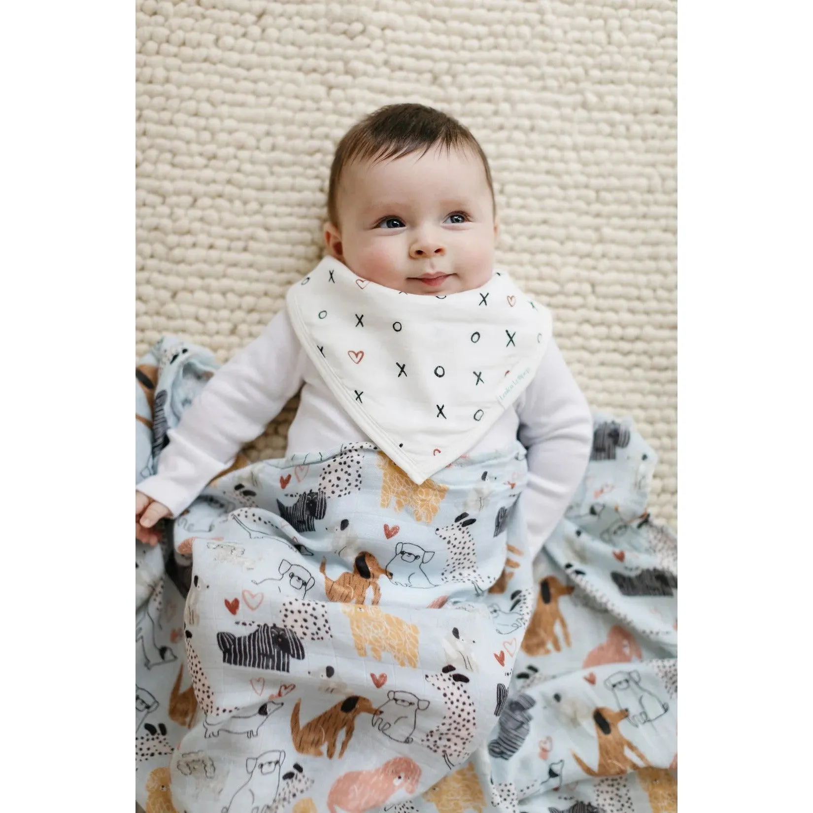 Loulou Lollipop swaddle honey puppies