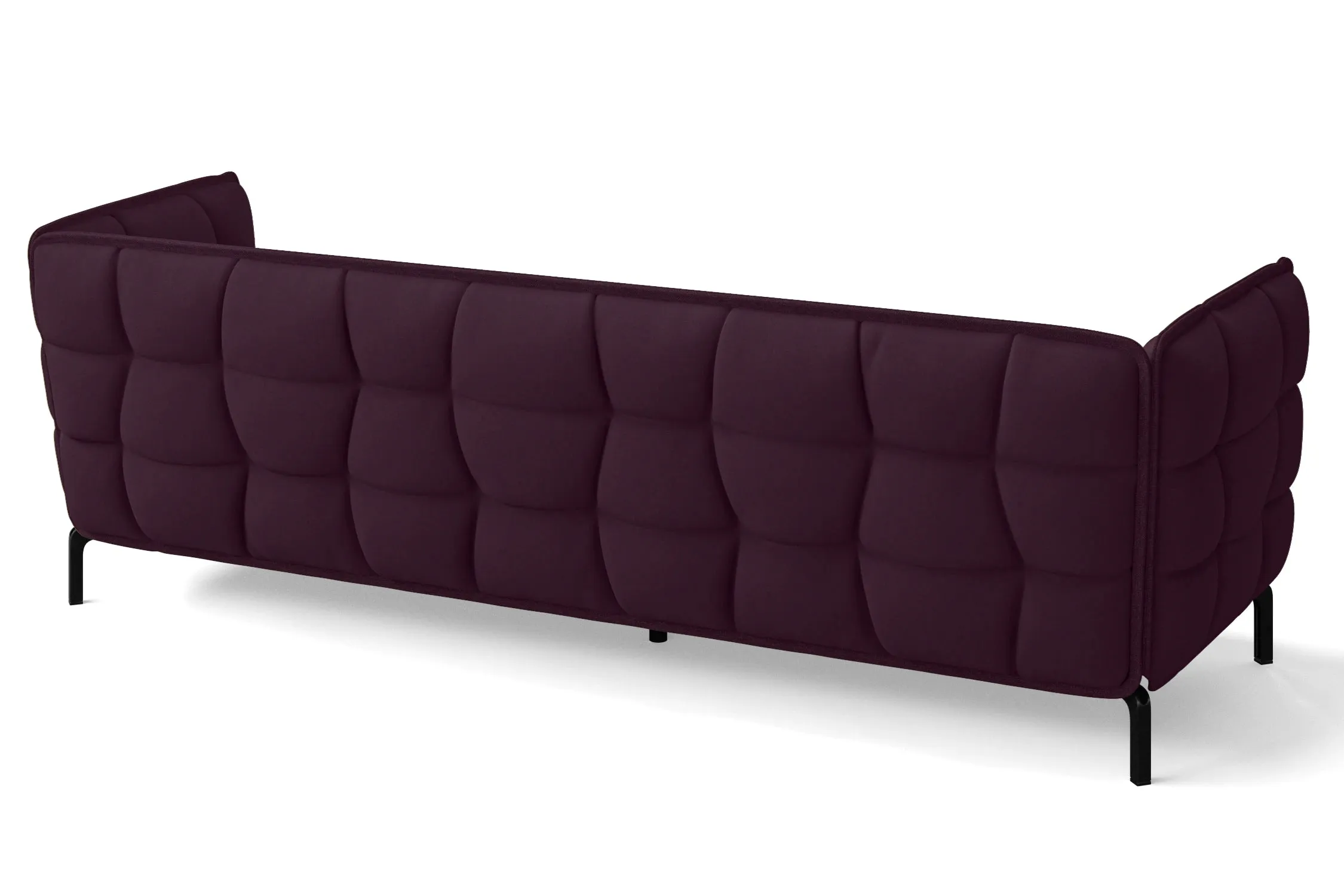 Modica 4 Seater Sofa Purple Linen Fabric