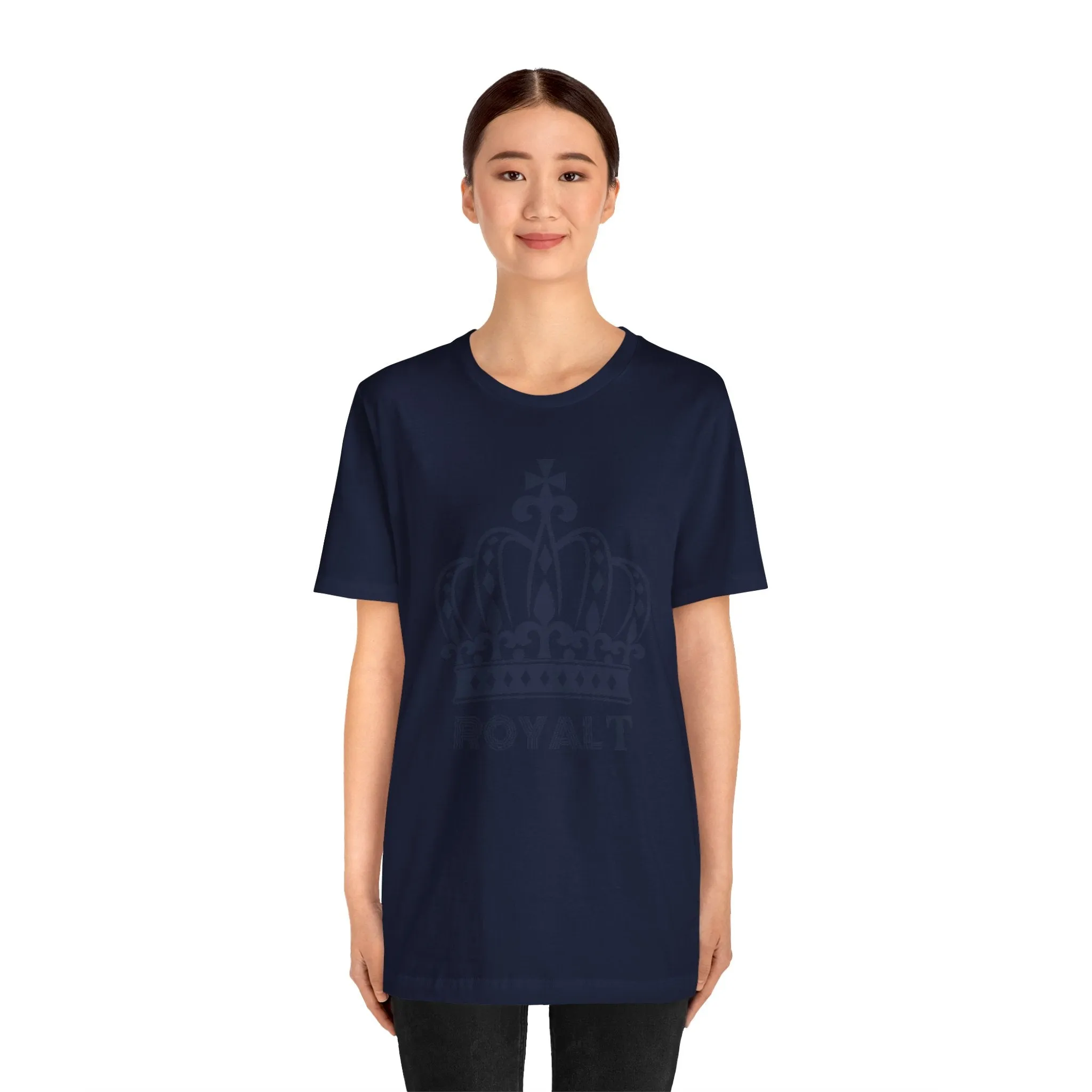 Navy Blue - Unisex Jersey Short Sleeve T Shirt - Navy Blue Royal T