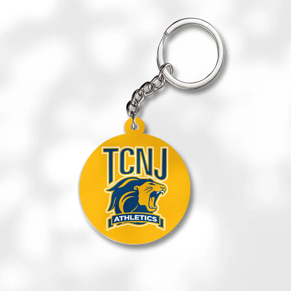 Pack 3 The College of New Jersey Keychains