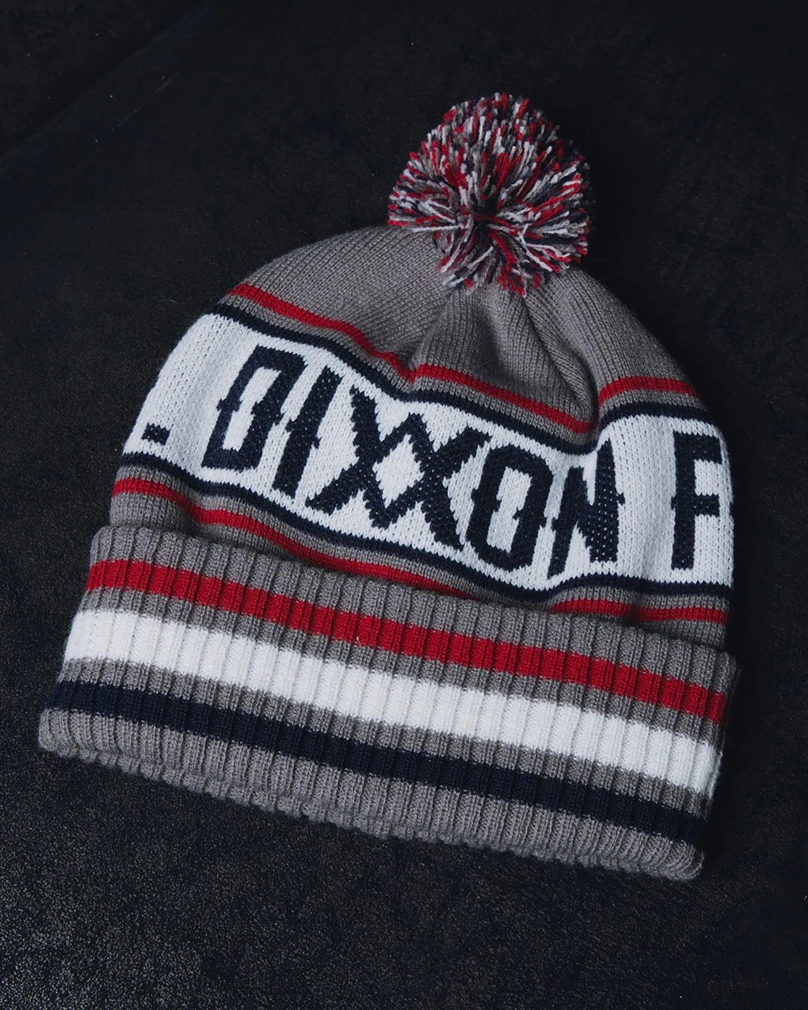 Puff Ball Beanie - Gray