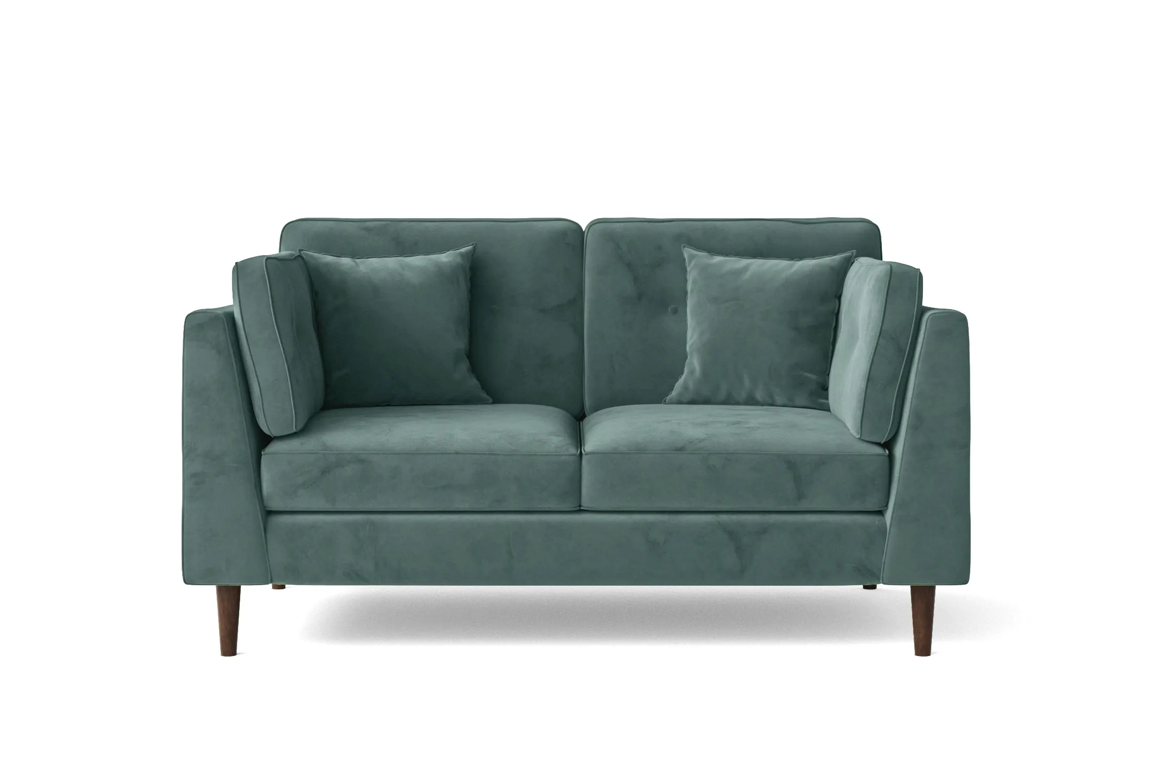 Ragusa 2 Seater Sofa Teal Velvet