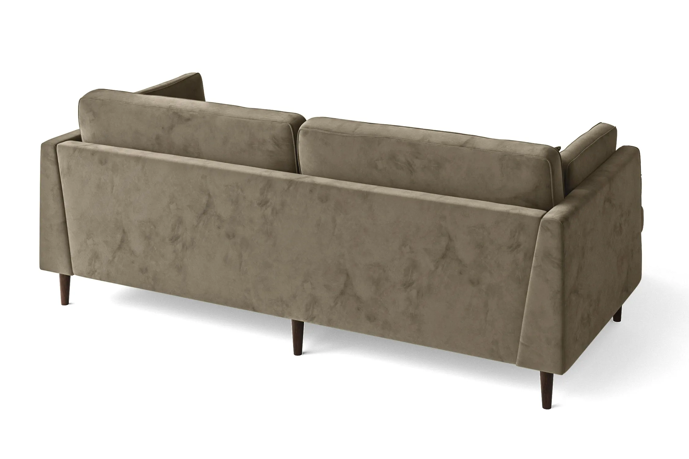 Ragusa 3 Seater Left Hand Facing Chaise Lounge Corner Sofa Sand Velvet