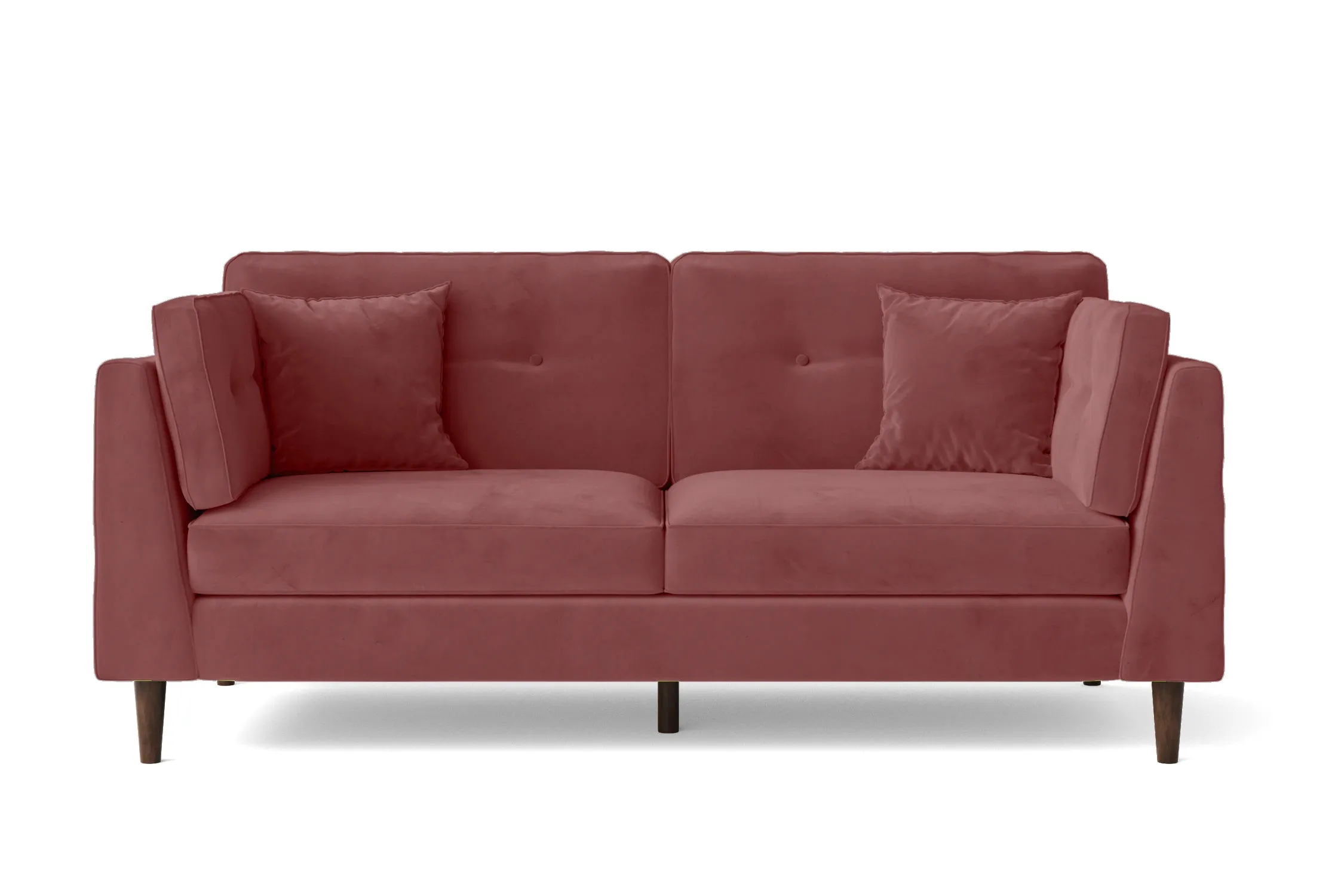 Ragusa 3 Seater Sofa Pink Velvet