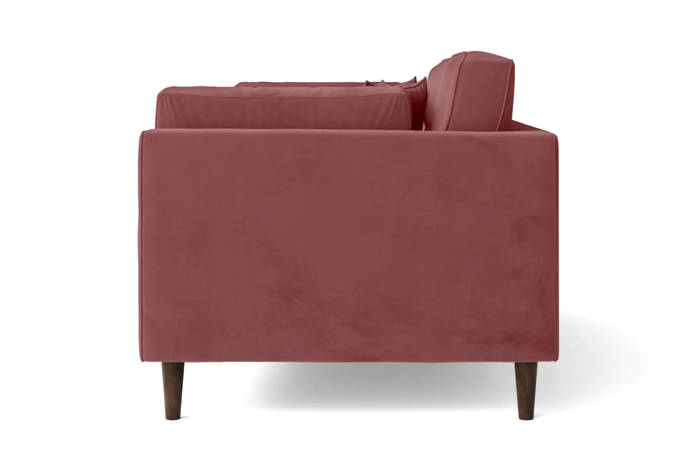 Ragusa 3 Seater Sofa Pink Velvet